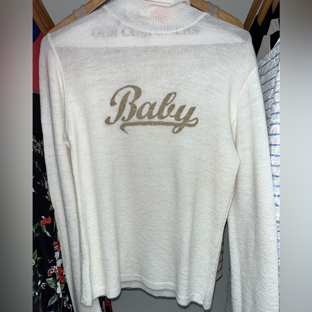 Casting Made in France “Baby” sweater. Professionally dry cleaned only.